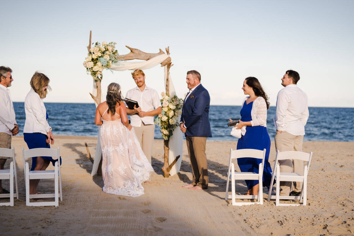 Outer Banks Beach Wedding Ceremony